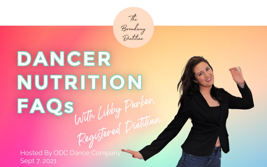 Dancer Nutrition FAQs Video