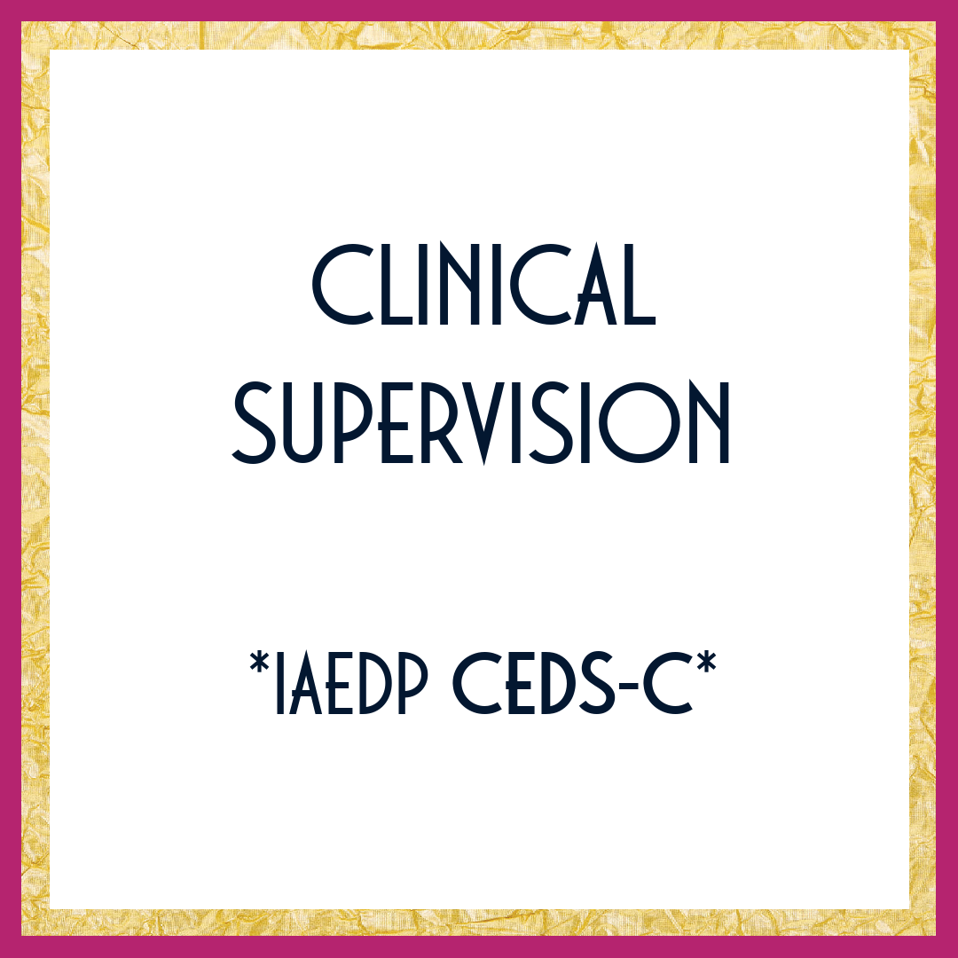 iaedp consultant, clinical supervision for eating disorders