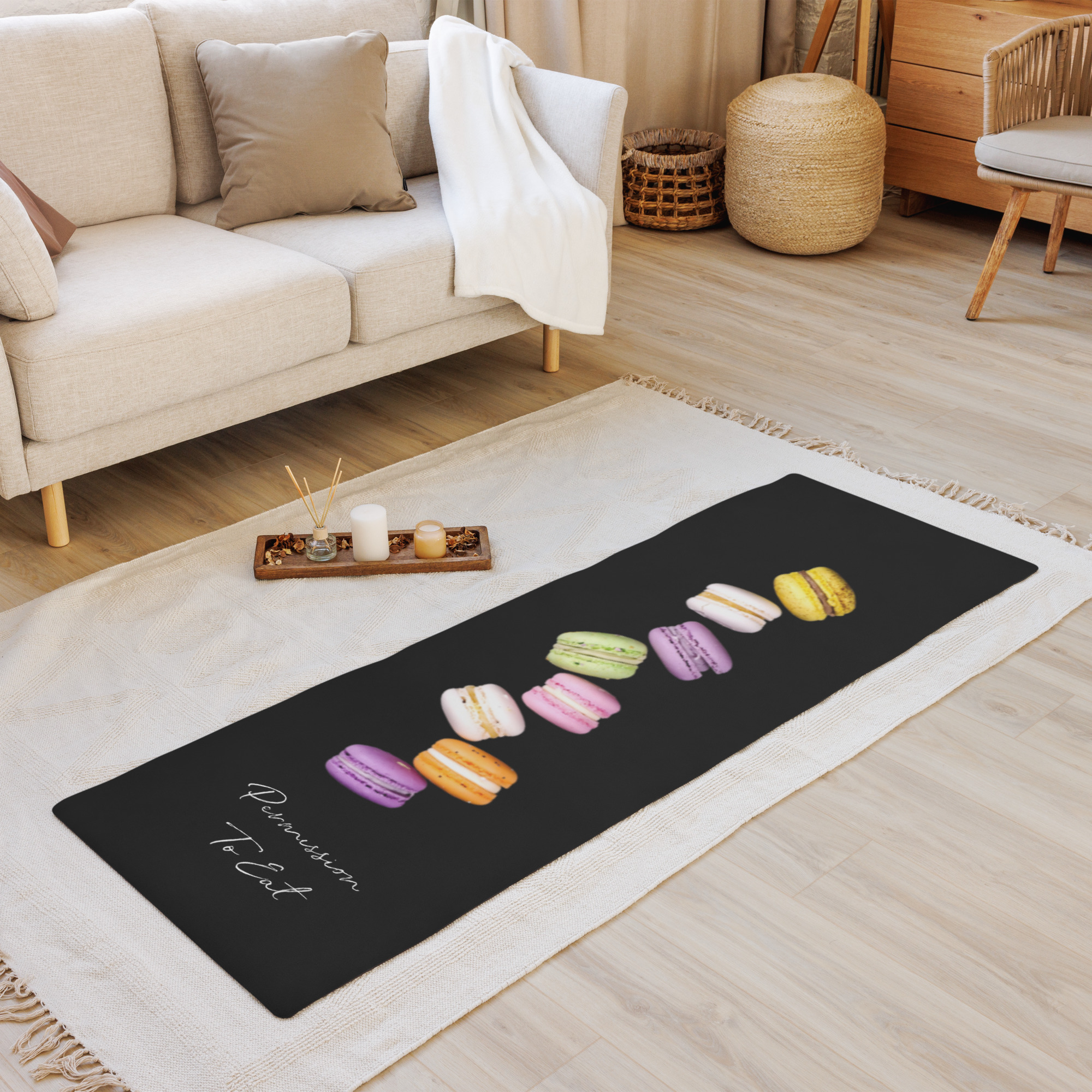 Permission To Eat Yoga mat